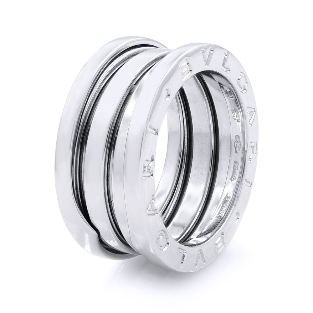 Bvlgari B.Zero 1 18K White Gold Ring Size 4.75 - Picture 2 of 7